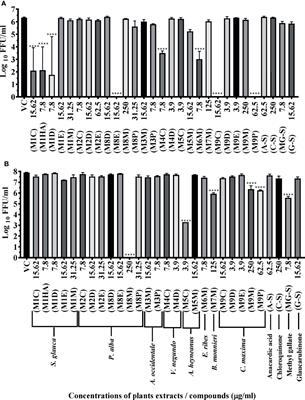 In Vitro Antiviral Activity of Potential Medicinal Plant Extracts Against Dengue and Chikungunya Viruses